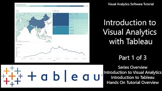 Introduction to Visual Analytics with Tableau (Part 1 of 3) #Data Science #Visualization