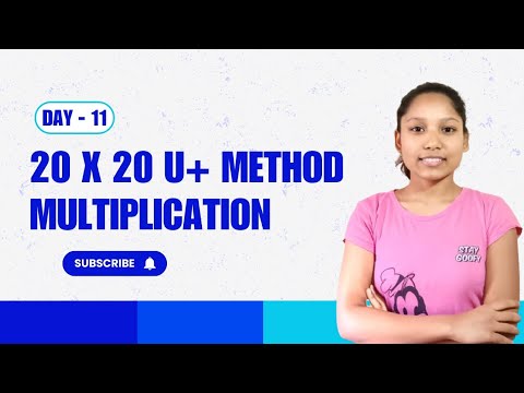 20 X 20 U+ Method Multiplication || Vedic Maths Class Day - 11 || in Nepali by Maya Sadhak