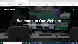 Animated Side bar Design With HTML and CSS Layout Design ( 4 ) in Urdu/Hindi
