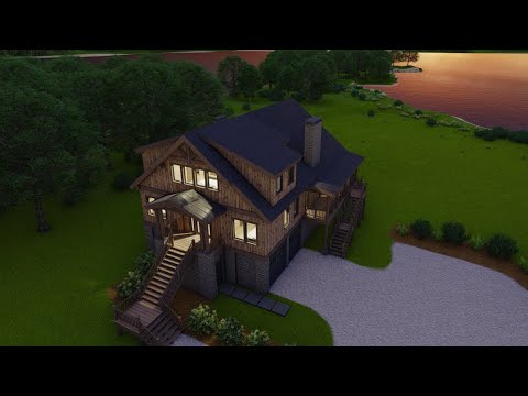 Rustic Lake Cabin Design