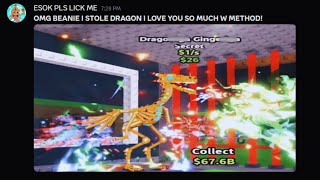 "I STOLE A DRAGON USING BEANIE METHOD!"