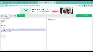 #18.2 PHP do while Loop Tutorial in Hindi