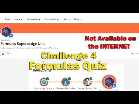 Formulas Superbadge Unit|| Challenge 4|| Formulas Quiz