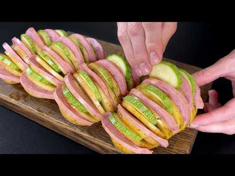My grandma showed me this unusual trick with potatoes! Potato dish in 10 minutes!