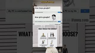 Boys vs Girls: Google Searches Be Like... 😂🔥 #TechProblems #GoogleIt #RelatableMemes #dailymemes