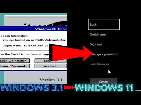 EVOLUTION OF CTRL+ALT+DEL MENU