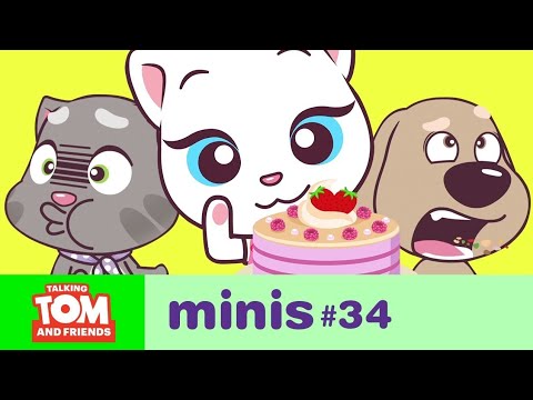 Talking Tom & Friends Minis - Angela's Pink Cake (Episode 34)