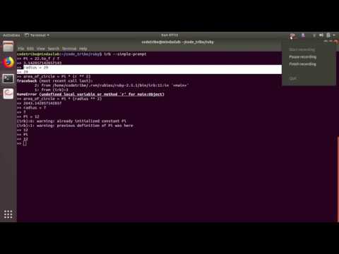 Constantants in Ruby