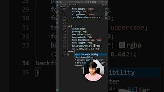 34/100 Tricks: Background Blur Effect in CSS | HTML CSS JS Animation and Effects #webdevelopment