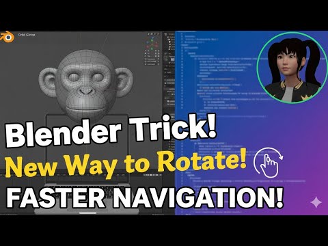 Easily rotate 3D Models in Blender || #blender #dailyanimation #AkkuKiDuniya