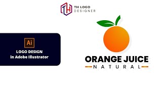 How to Design a logo in Adobe Illustrator -TH logo designer- #logodesigner#adobeillustrator