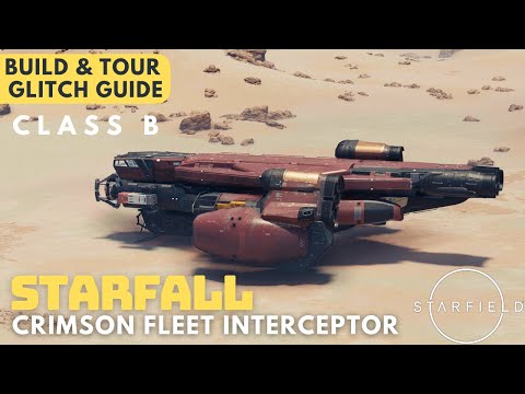 Starfall | Class B Interceptor | Starfield Ship Build Inspired By The Razor Crest | No Mods