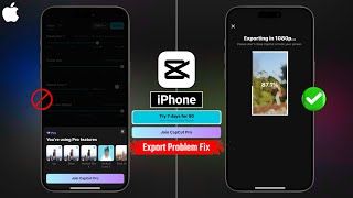 iPhone Capcut Pro Effects Export Problem | Capcut You're Using Pro Features iPhone Problem