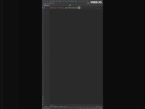 Calculator in one line of code in Python #shorts