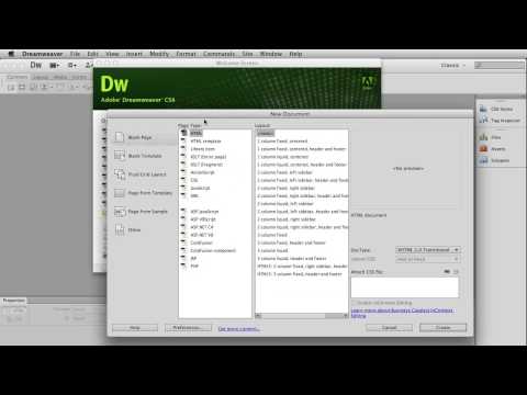 Web Design - Setting HTML5 as Default