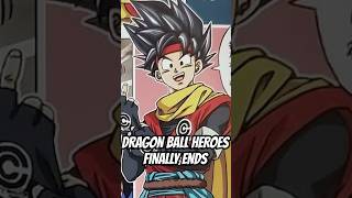 Dragon Ball Heroes finally ends #dragonball #dbz #goku
