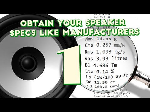 speaker specifications with REW-1
