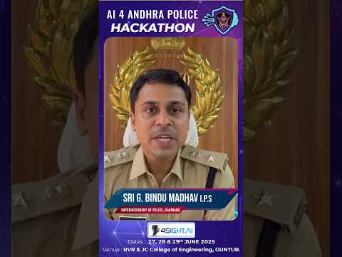 Join the Mission!  Kakinada SP Sir Invites You to AP Police AI Hackathon2025