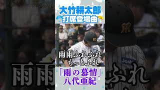 【大雨降太郎さん】登場曲でまさかの雨乞い？#阪神タイガース #hanshintigers #虎バンチャンネル #プロ野球 #shorts #shortvideo