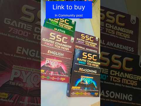 SSC CGL 2025- PW Game changer books| TCS MCQ's updated till Feb 2025  @PhysicsWallah