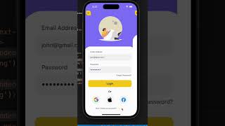 Login | SignUp UI in React Native #shorts #reactnative #tailwindcss #reactnativetutorial