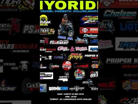 Acara Nyoride - Silaturahmi - Cinematik - Ngopsan - Sport Center langgensari Kota Banjar