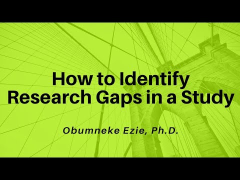 How to Identify Research Gaps in a Study