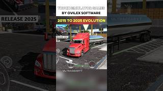 mobile truck simulator games by ovliex software evolution 2015 - 2025 comparison
