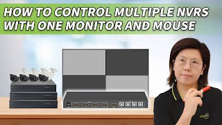 IP Camera and NVR Systems  Lesson 12: One Monitor, One Mouse: Manage 4 NVRs with an NVR Switch