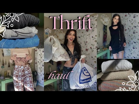 THRIFT HAUL | fall basics + try on