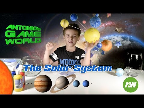 Build a Solar System for kids: Planets and Stars for fun! Interesting facts about space!
