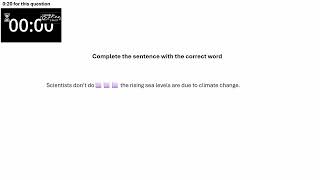 Practice Set 1 Fill the Blanks [DET - Duolingo English Test]
