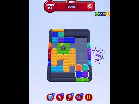 Color Block Jam Level 154 Lösung (iPad)