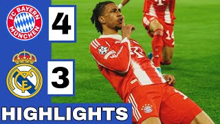 🔴バイエルン・ミュンヘン対レアル・マドリード（4-3）ハイライト動画｜UEFAチャンピオンズリーグ準々決勝