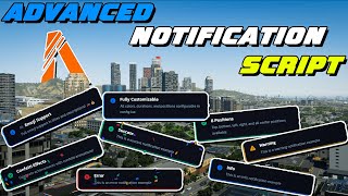 Free Advanced Notification System Script | Modern Notification | QBCore/ESX | FiveM Tutorial #166