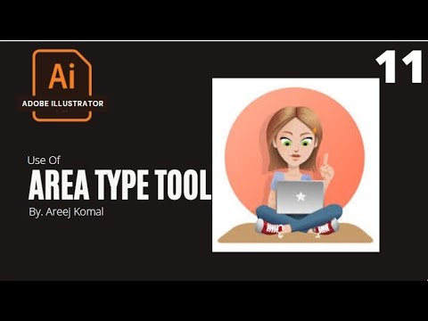 Use of area type tool in adobe illustrator cc 2020 | area type tool | type tool | text tool