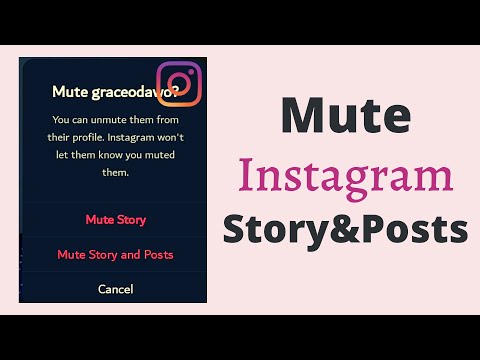 How To MUTE/UNMUTE INSTAGRAM STORIES and POSTS In 2021(2ways)