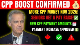 CPP Boost Coming November 2025 – Full Date & Amount Breakdown for Retirees!