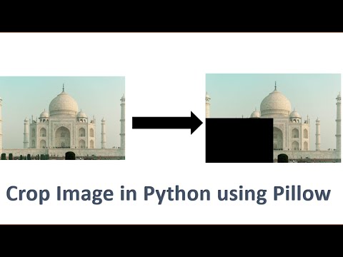 Crop & Paste image in Python using Pillow. Remove quarter part of image in Python in google collab.