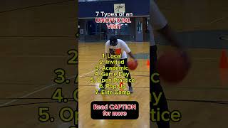 7 Types of an Unofficial Visit SUBSCRIBE  #coachpo #riseandgrind #girlsbasketball #recruitingtips