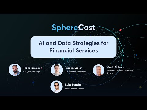 AI And Data Strategies for Financial Services