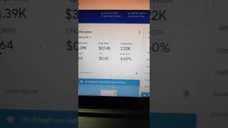 Google AdSense loading method 2023 | $52+ earning report for client #shorts