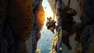 Shiba Inu's delicious honey trip #dog #funny #bear #honey #bees #cute #delicious #food #adventure