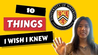 10 things I wish I knew before first year UWaterloo