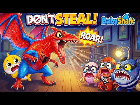 Thief in the House | Dinosaurs Chase the Thief | Don’t Steal Song | Kids Songs