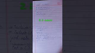 learn to write 2d array in c