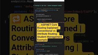 Routing   | conventional routing vs attribute routing|conventional routing in asp.net core mvc