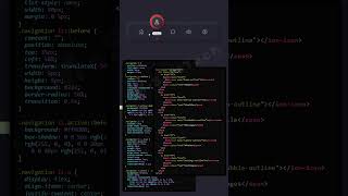 Animated menu navigation #animatedmenu #menu #webdesign #webdevelopment #shorts #shortsfeed #coding