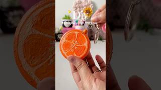 DIY orange keychain from waste box #shorts #viralshort #diy #reuseidea #crafing #keychain