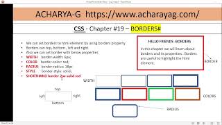CSS Tutorial In Hindi  19 | css border radius | css  border style dotted width medium color